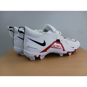 Nike Alpha Menace 3 Shark Mens Football Cleats Red‎ White CV0582-103 Size 12